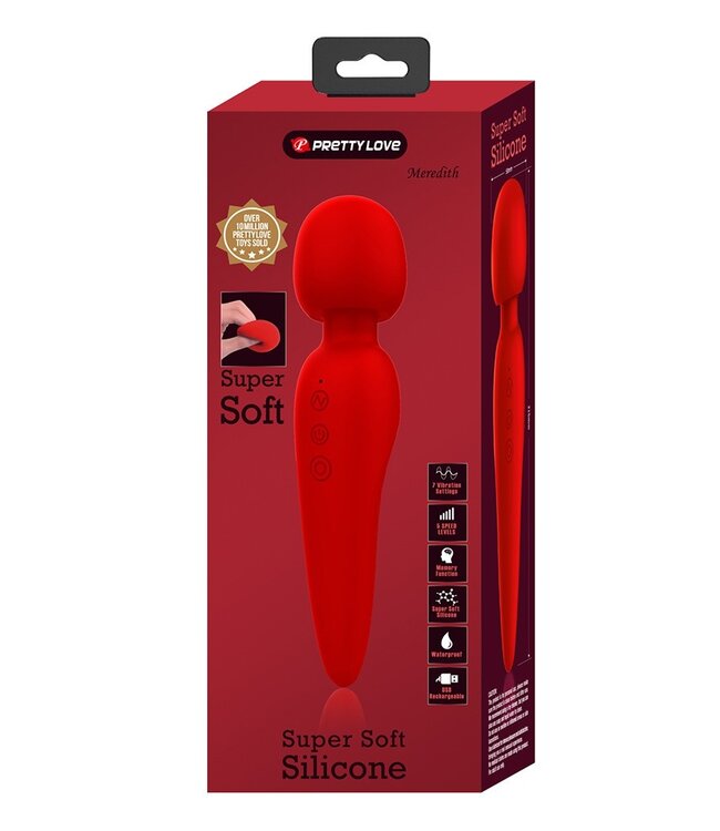 Rimba Pretty Love - Meredith - Wand Vibrator - Rood