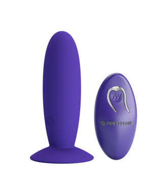 Rimba Pretty Love - Murray-Youth - Vibrerende Buttplug met Afstandsbediening - Paars