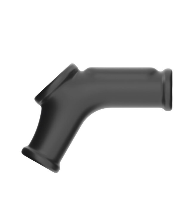 Rimba LoveToy - Silk Knights Ring - Vibrerende Penis en Scrotum Sleeve (Ø 2,8 cm) - Zwart