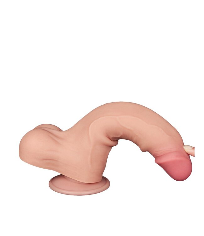 Rimba LoveToy - Aftrekbare dildo 22 cm (Ø 4.3 cm) - Nude