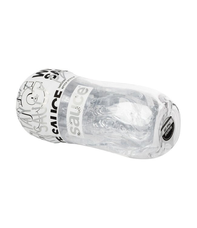 Rimba Sauce - Witte Sauce Cup - Masturbatorhuls - Transparant