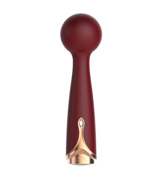 Rimba Viotec - Firelick - Mini Wand Vibrator - Goud & Wijnrood