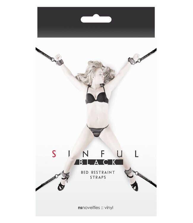 NS Novelties Sinful Bed Restraint Straps