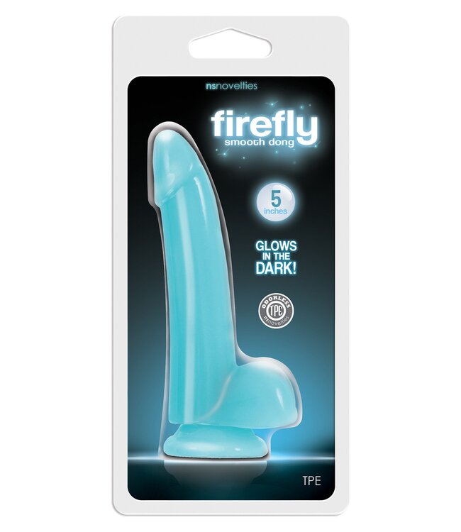 NS Novelties Firefly Smooth Glowing Dong 5'