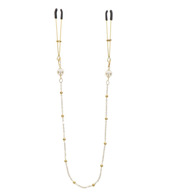 Taboom Nipple Play Tweezers Pearl & Deluxe Chain