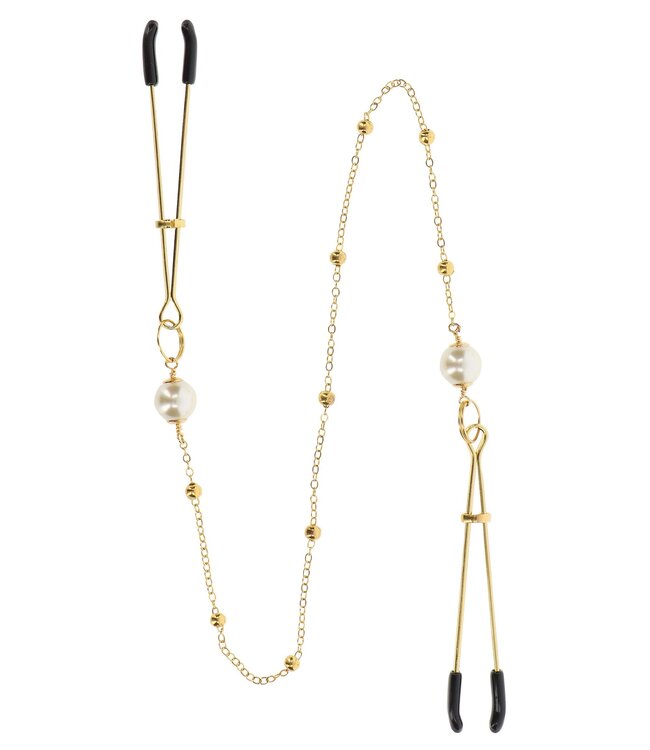 Taboom Nipple Play Tweezers Pearl & Deluxe Chain