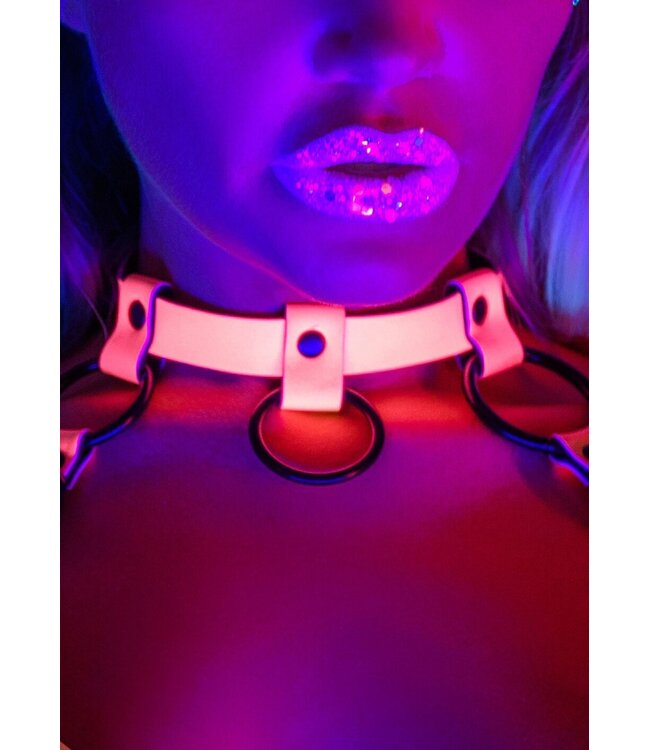 Taboom Glow In The Dark Open Cup Bra Harness