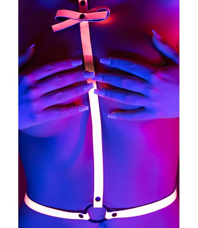 Taboom Glow In The Dark Seductive Harness with Bow
