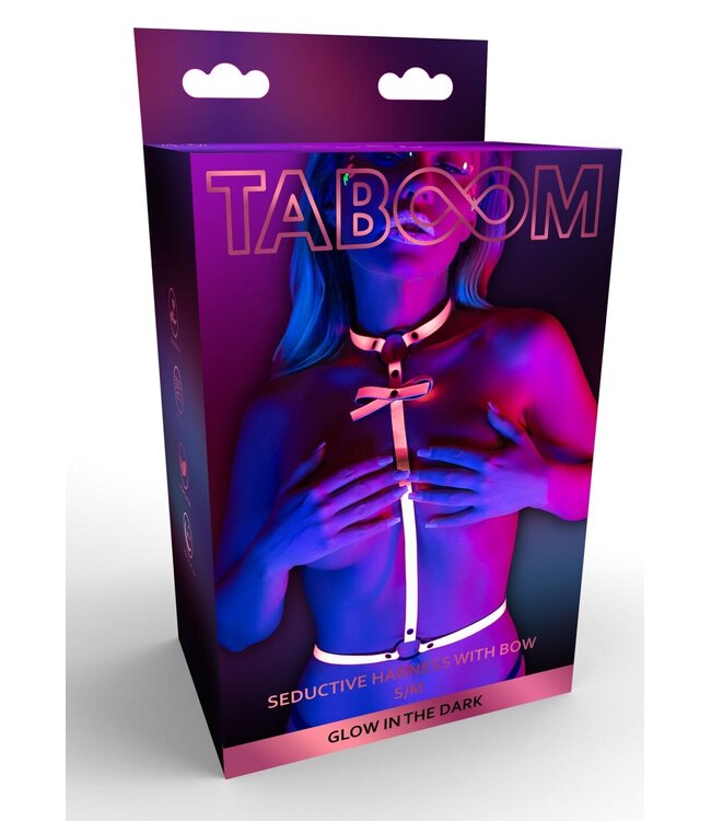 Taboom Glow In The Dark Seductive Harness with Bow