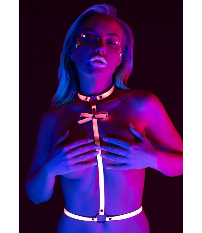 Taboom Glow In The Dark Seductive Harness with Bow