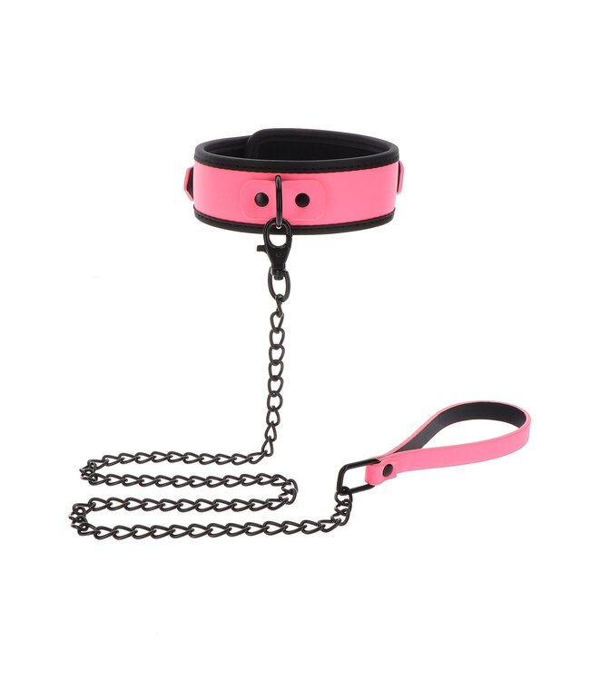 Taboom Glow In the Dark Collar and Chain Leash