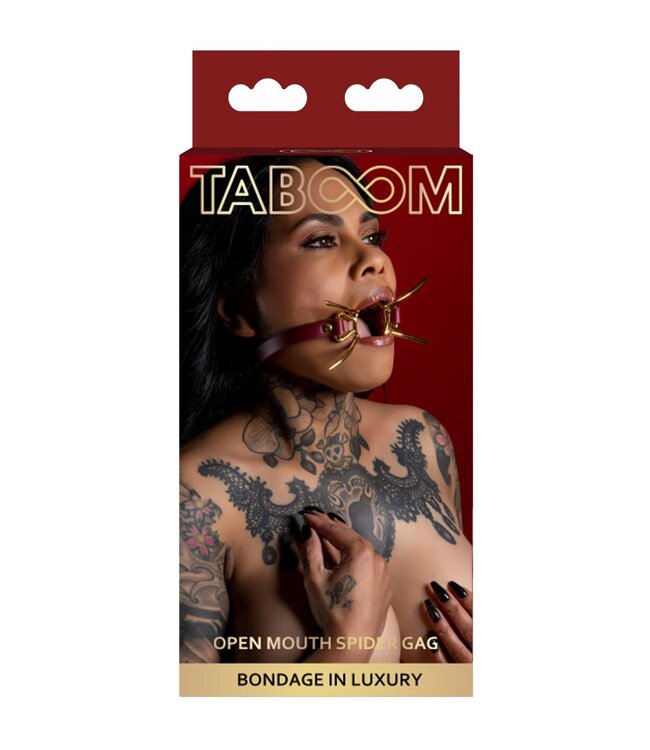 Taboom Bondage in Luxury Open Mouth Spider Gag