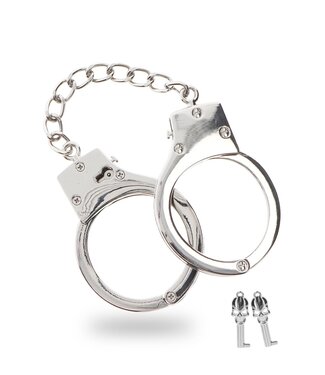 Taboom Bondage Essentials Silver Plated BDSM Handcuffs