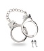 Taboom Bondage Essentials Silver Plated BDSM Handcuffs