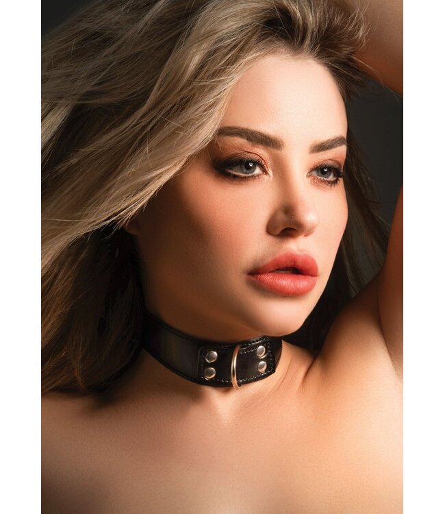 Taboom Bondage Essentials Elegant D-Ring Collar