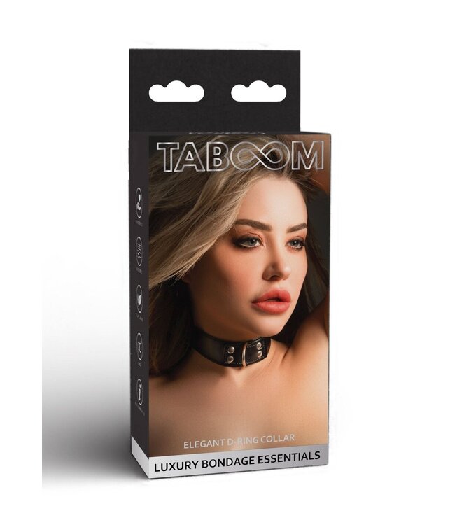 Taboom Bondage Essentials Elegant D-Ring Collar