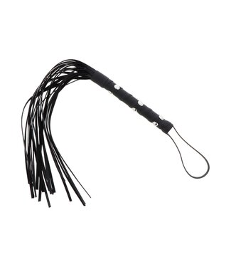 Hidden Desire Extreme Short Studded Flogger Whip