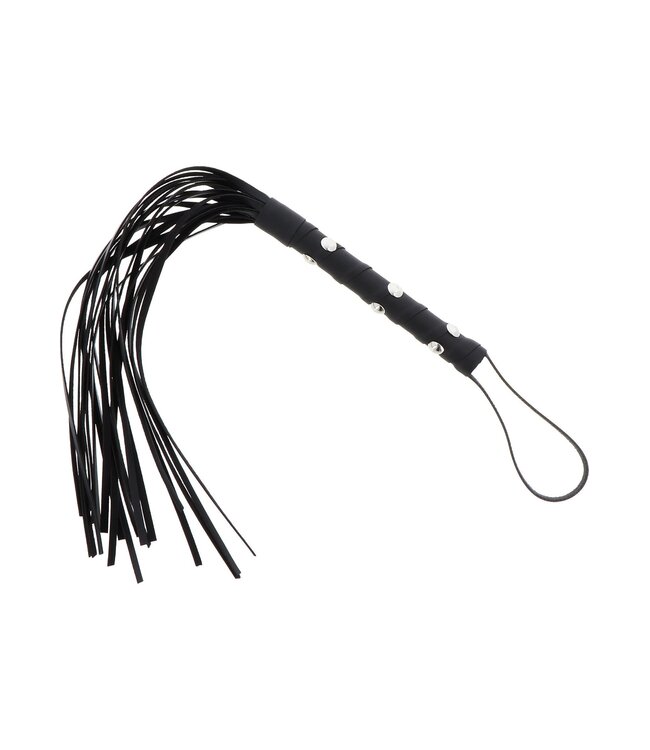 Hidden Desire Extreme Short Studded Flogger Whip