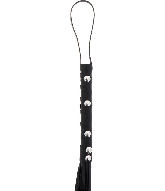 Hidden Desire Extreme Short Studded Flogger Whip