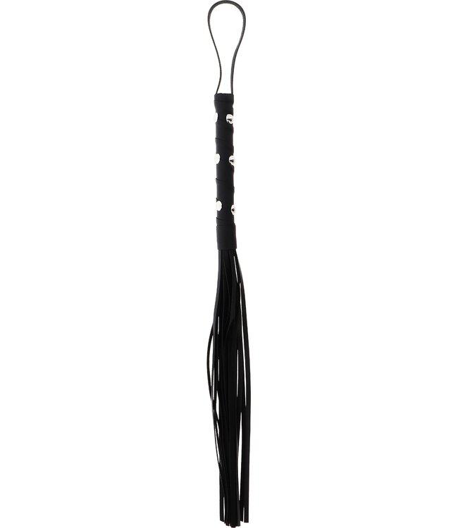 Hidden Desire Extreme Short Studded Flogger Whip