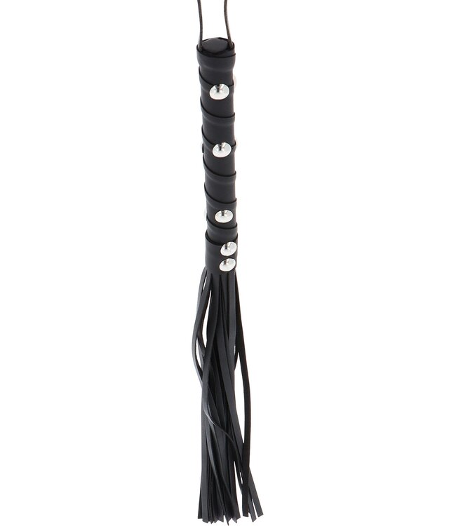 Hidden Desire Extreme Short Studded Flogger Whip