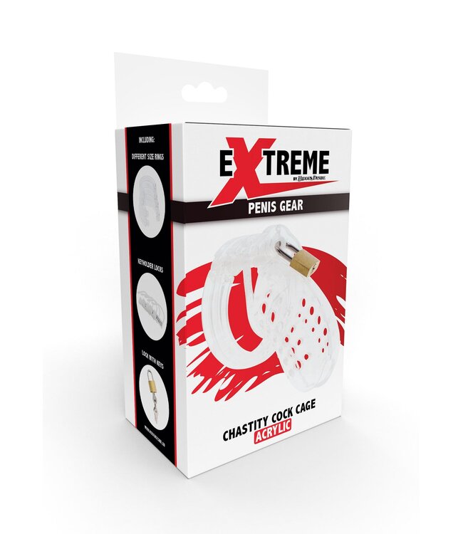 Hidden Desire Extreme Chastity Cock Cage Acrylic
