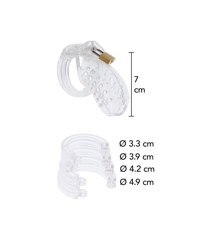 Hidden Desire Extreme Chastity Cock Cage Acrylic