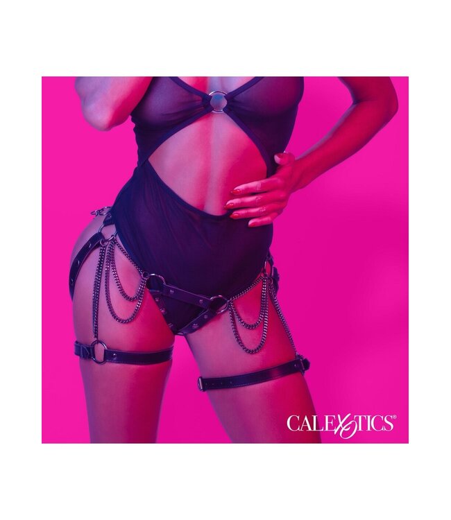 CalExotics Euphoria Collection Thigh Harness With Chains