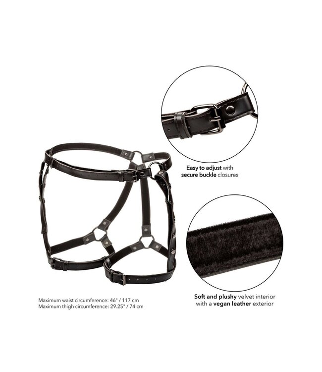 CalExotics Euphoria Collection Plus Size Riding Thigh Harness