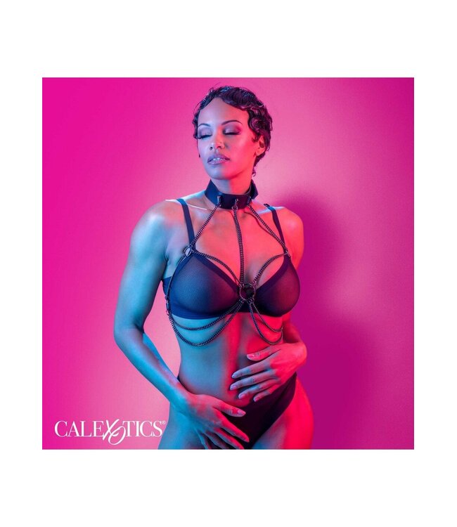 CalExotics Euphoria Collection Multi Chain Collar Harness