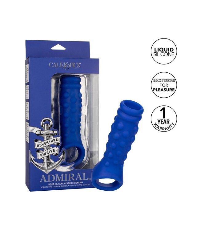 CalExotics Admiral Liquid Silicone Beaded Extension