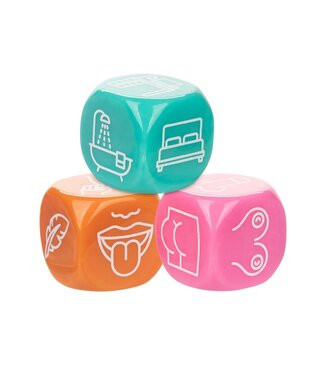 CalExotics Naughty Bits Roll With It Icon-Based Sex Dice Game