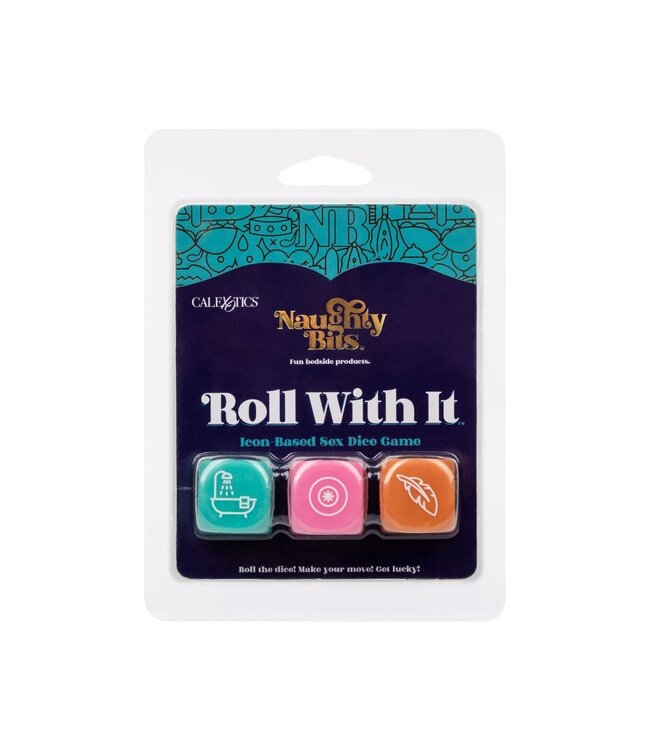 CalExotics Naughty Bits Roll With It Icon-Based Sex Dice Game