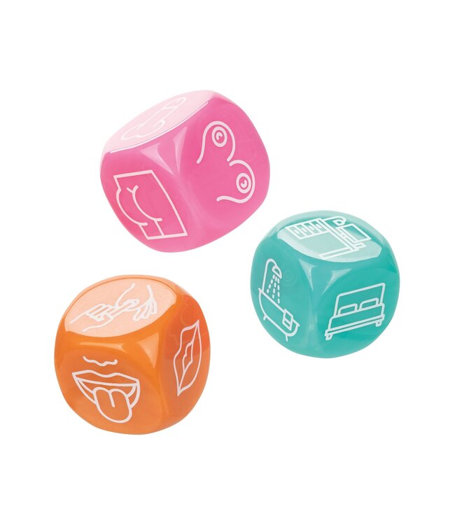 CalExotics Naughty Bits Roll With It Icon-Based Sex Dice Game