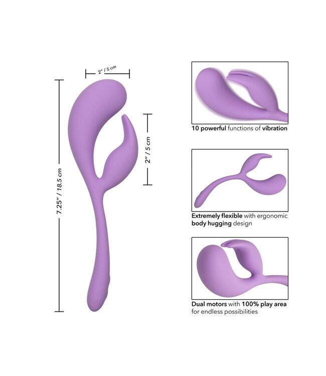 CalExotics Elle Liquid Silicone Dual Flicker