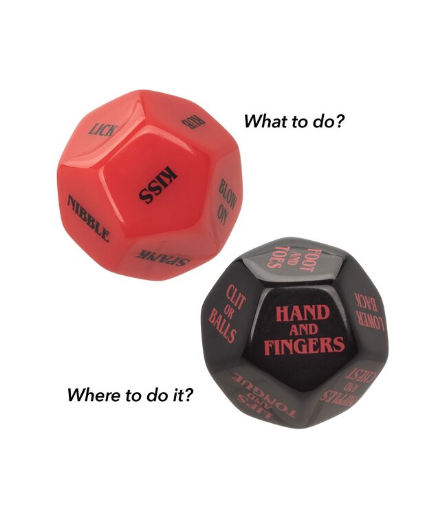 CalExotics Naughty Bits Roll Play Naughty Dice Set