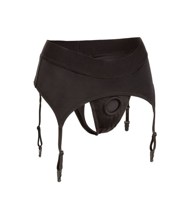 CalExotics Boundless Thong with Garter L/XL