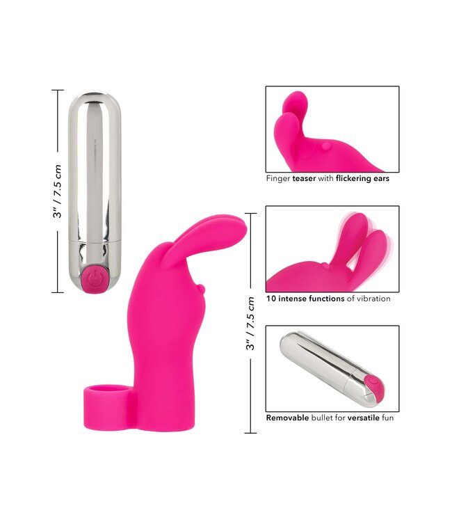 CalExotics Intimate Play Rechargeable Finger Bunny