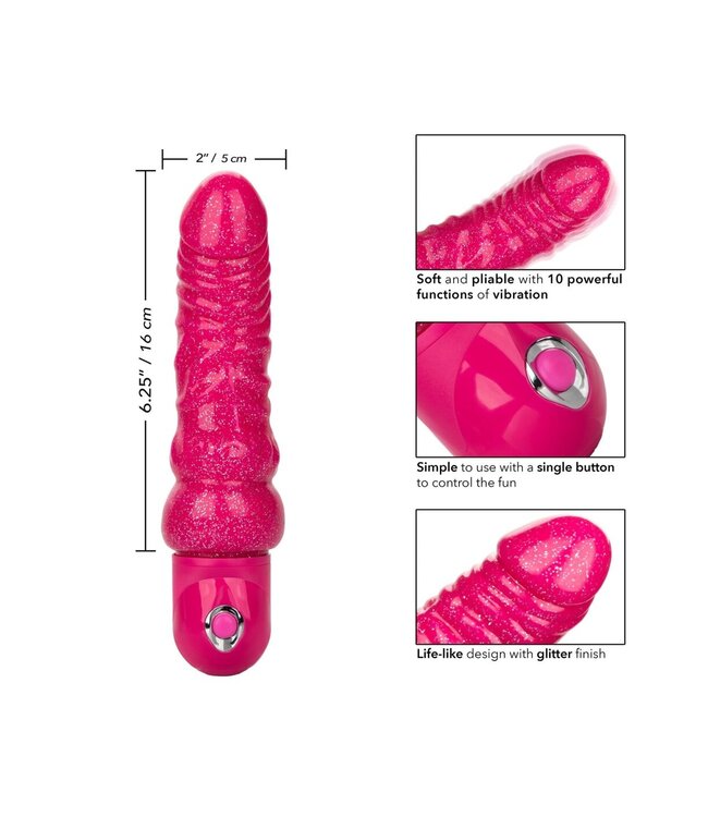 CalExotics Naughty Bits Lady Boner Bendable Personal Vibrator