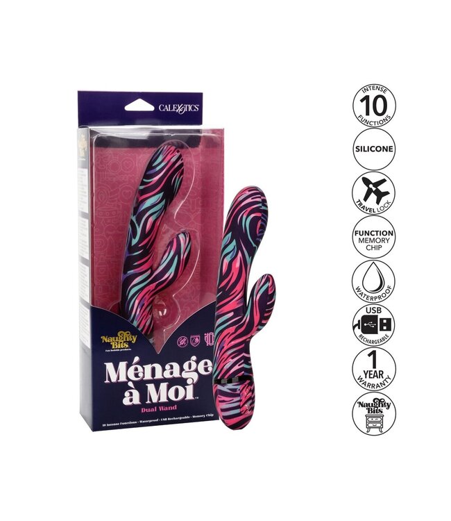 CalExotics Naughty Bits Ménage à Moi Dual Wand