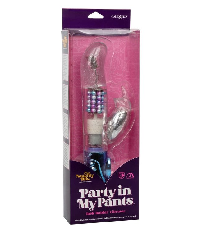 CalExotics Naughty Bits Party in my Pants Jack Rabbit Vibrator