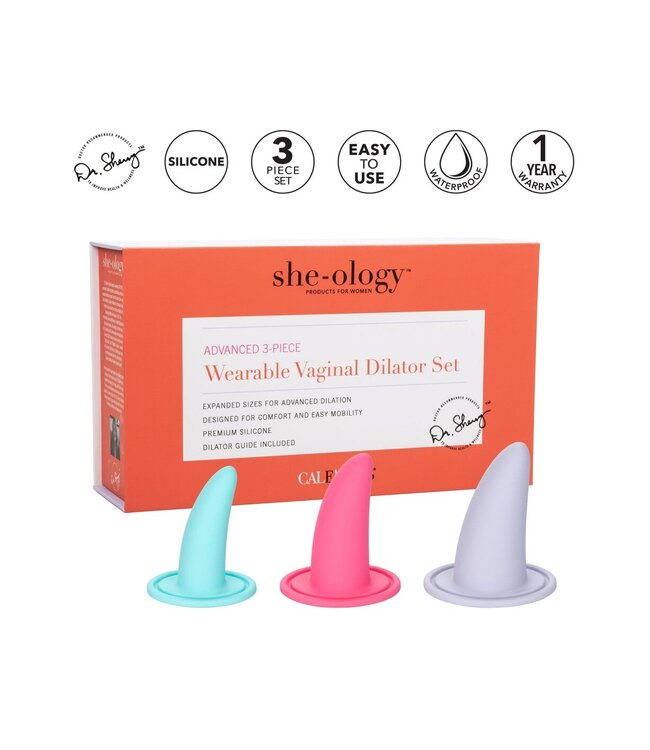 CalExotics She-ology Advanced 3-Piece Wearable Vaginal Dilator Set