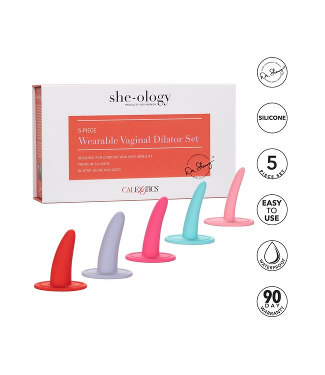 CalExotics She-ology 5-piece Wearable Vaginal Dilator Set