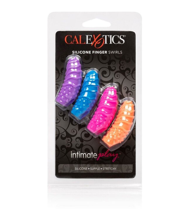 CalExotics Intimate Play Silicone Finger Swirls