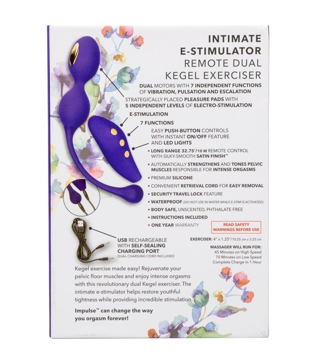 CalExotics Impulse Intimate E-Stimulator Remote Dual Kegel Exerciser