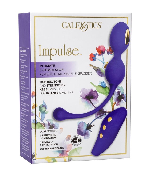 CalExotics Impulse Intimate E-Stimulator Remote Dual Kegel Exerciser