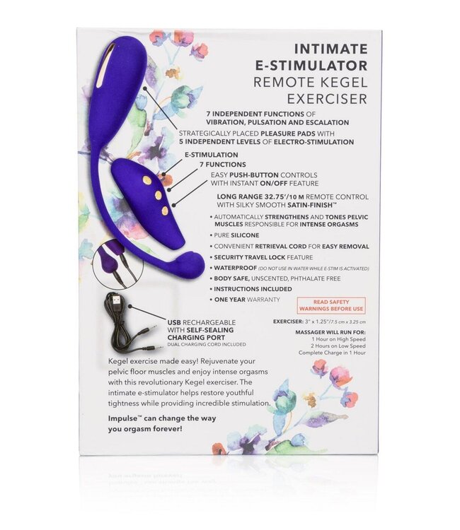 CalExotics Impulse Intimate E-Stimulator Remote Kegel Exerciser