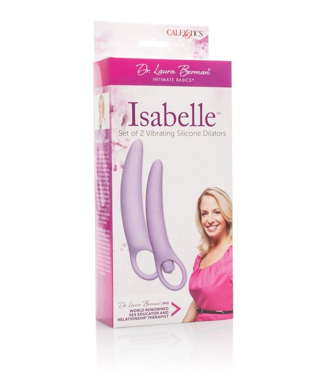 CalExotics Dr. Laura Berman Isabelle Set of 2 Vibrating Silicone Dilators