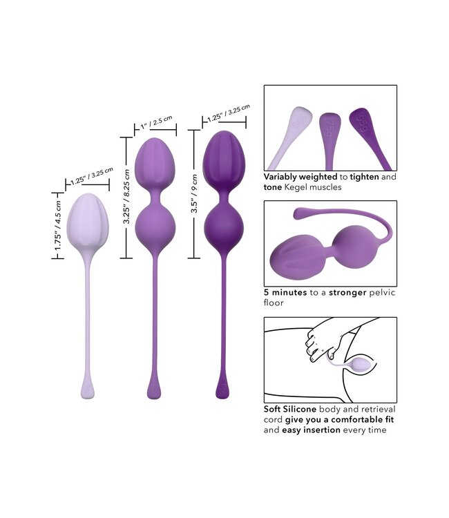 CalExotics Kegel Training 3-Piece Set