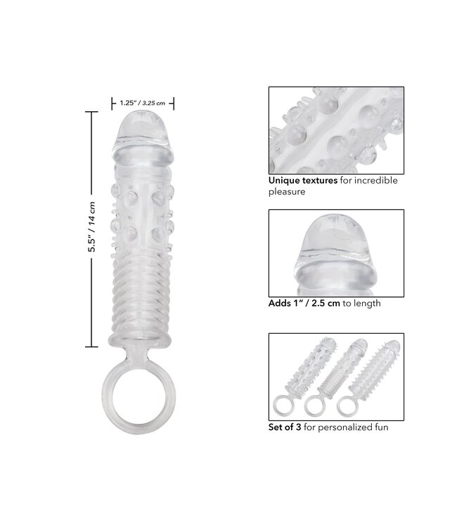 CalExotics 3 Piece Textured Extension Set